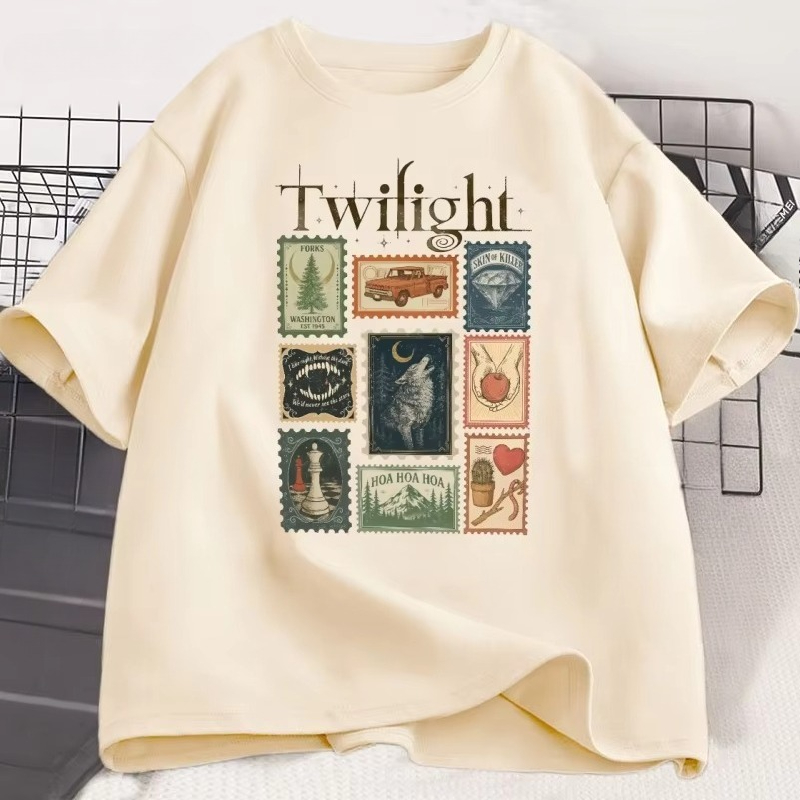Vintage Fashion Books - تي شيرت فينتاج توايلايت فوركس لمحبي