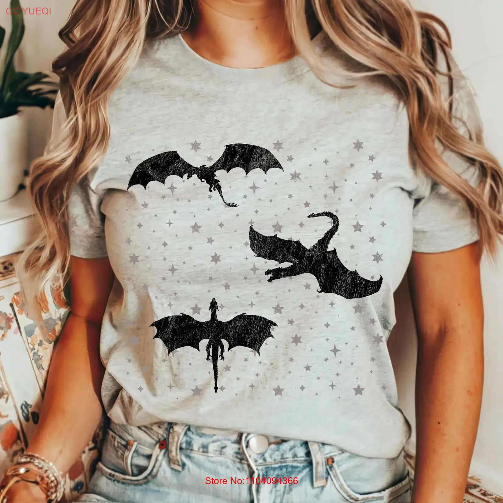 Vintage Fashion Books - تي شيرت دارك أكاديميا فلاينج دراجونز