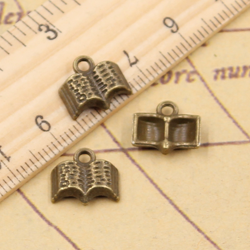 20 قطعة Charms فتح الكتاب المق - مراجعة Vintage Fashion Books وسعره