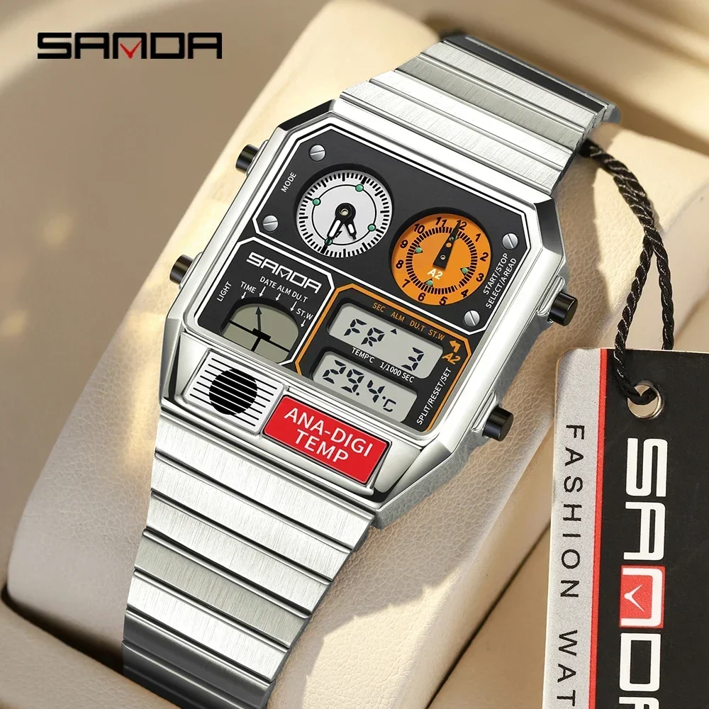 ساعة SANDA 3192 أنيقة للجنسين، - مراجعة Vintage Fashion Complete وسعره