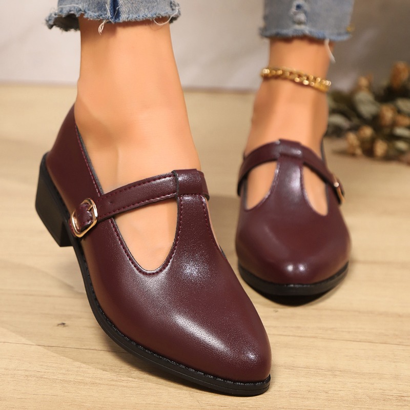 2025 الربيع T-حزام كعب سميك مض - مراجعة Vintage Fashion Rome وسعره