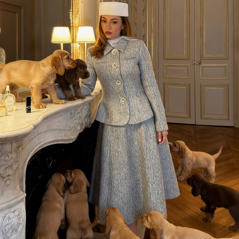 سترة قصيرة للنساء بياقة مطوية  - مراجعة Vintage Fashion Pieces وسعره