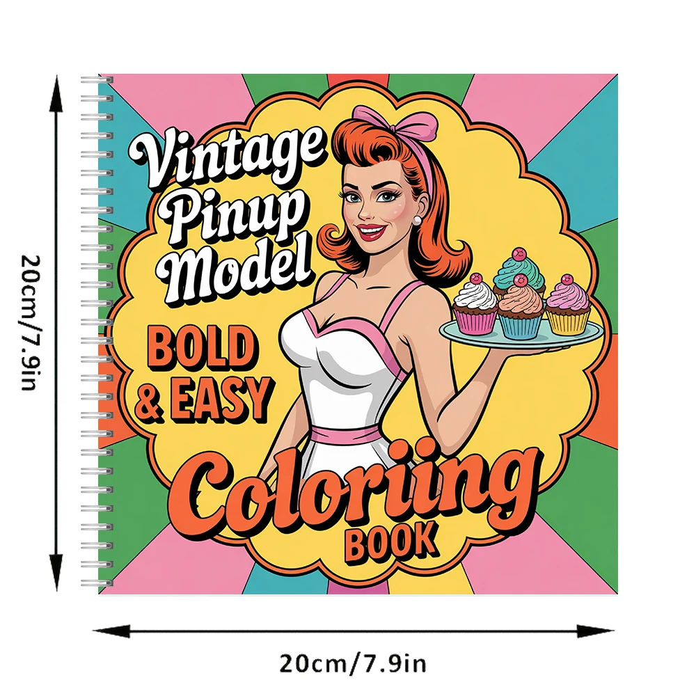 كتاب تلوين للبالغين بتصميم عتي - مراجعة Vintage Fashion Coloring Book وسعره
